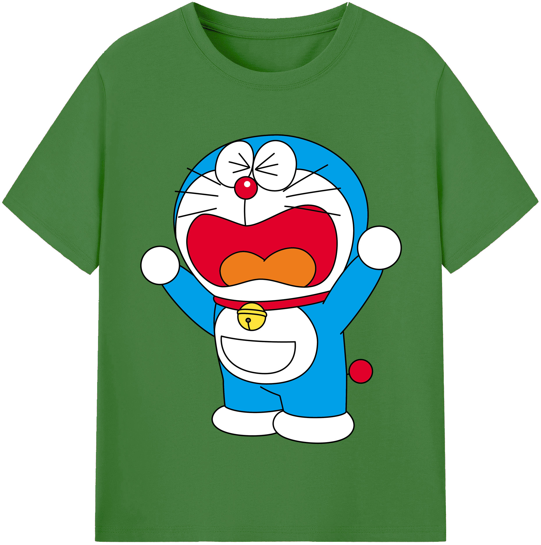 （画像用） ドラえもん Doraemon レディースカジュアルプリントTシャツ（綿100％）